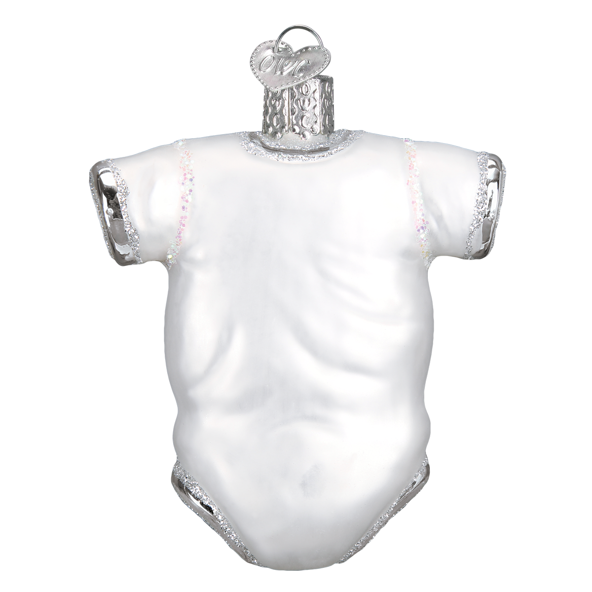 White Baby Onesie Ornament