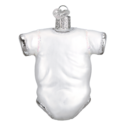 White Baby Onesie Ornament
