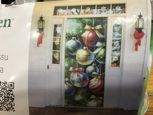 Fabric door cover ornaments