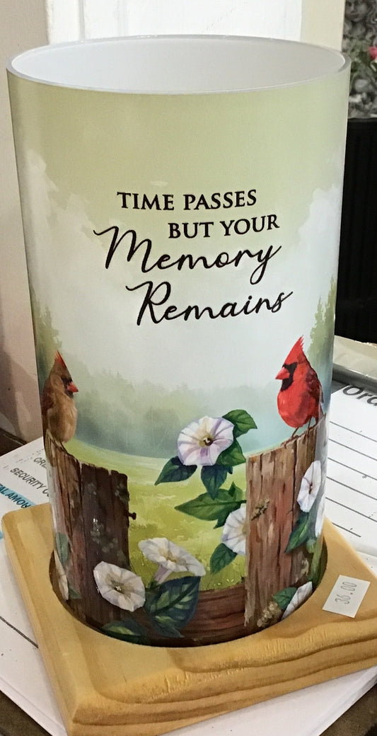 Memorial Table Top Lamp Cardinal