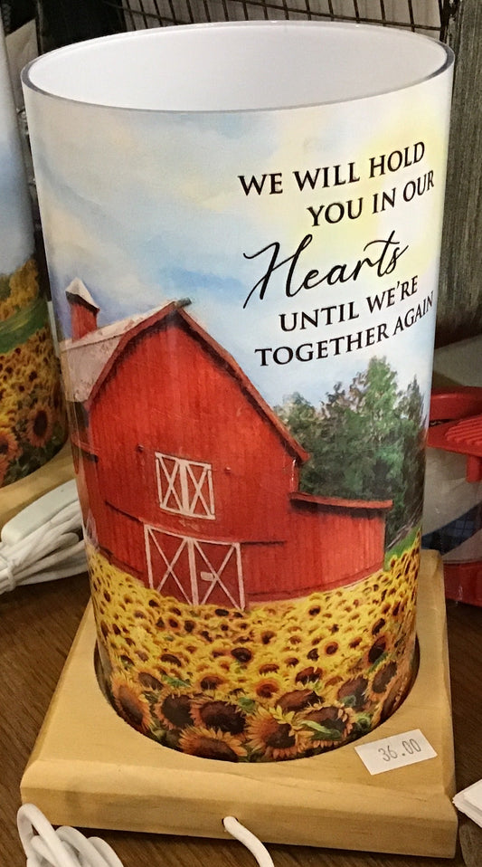 Memorial Table Top Lamp Barn
