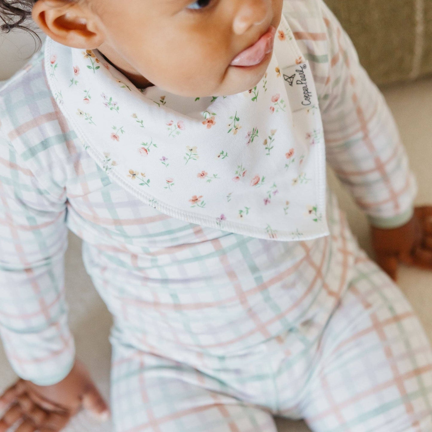 4 Pack Baby Bandana Bibs - Natalie