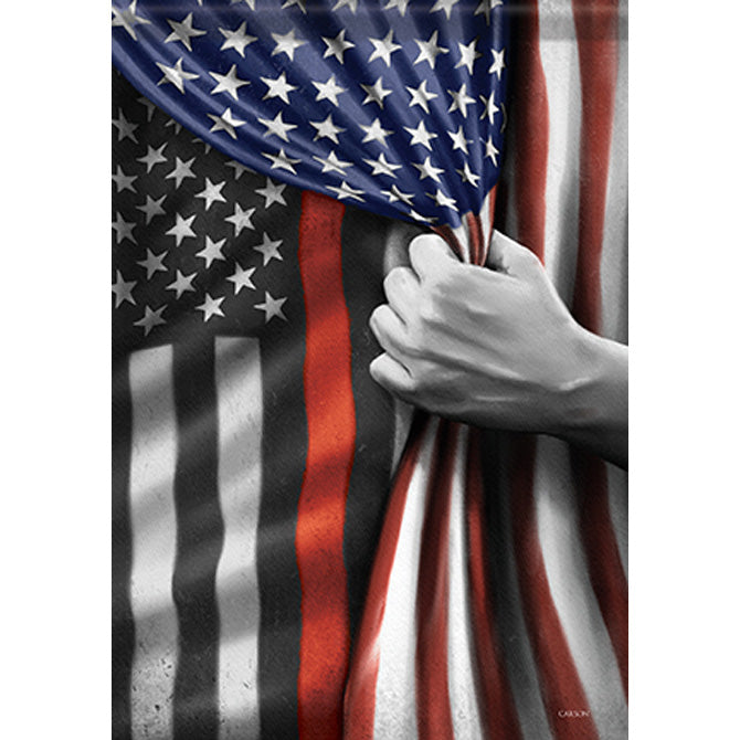 Back The Red Garden Flag
