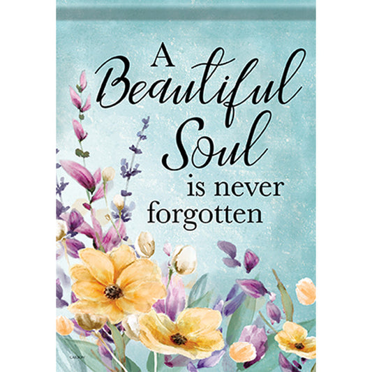 Never Forgotten Dura Soft™ Garden Flag Memorial