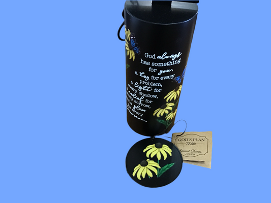 Cylinder windchime memorial God’s Plan 22 inch