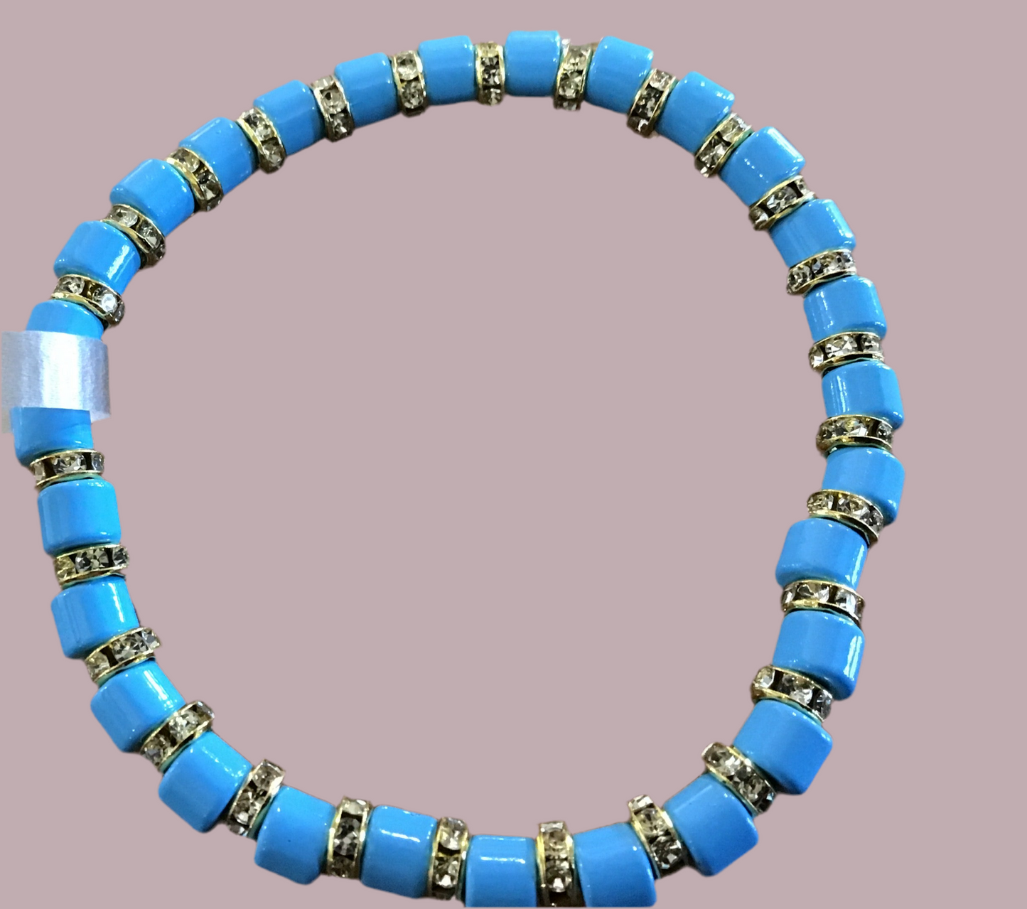 Enamel turquoise bracelet