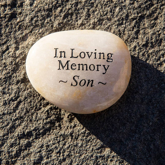 In Loving Memory River Rock - Son