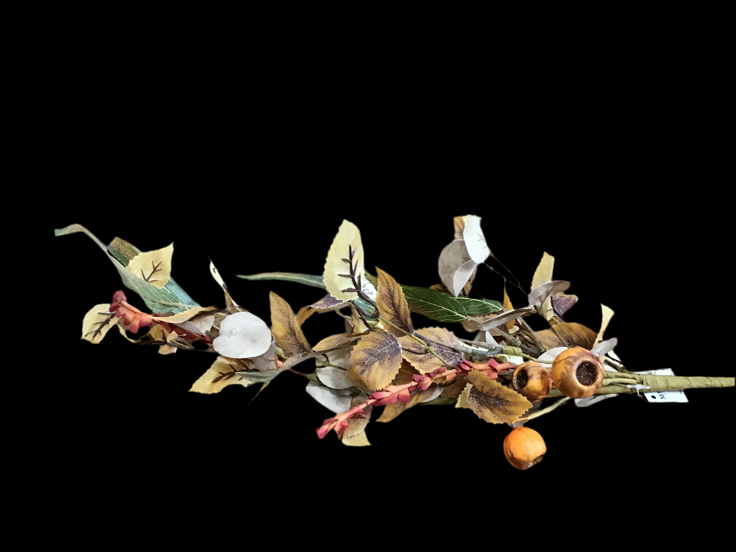 Fall leaf and pod spray