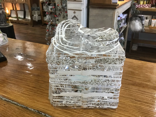 Large lighted gift box
