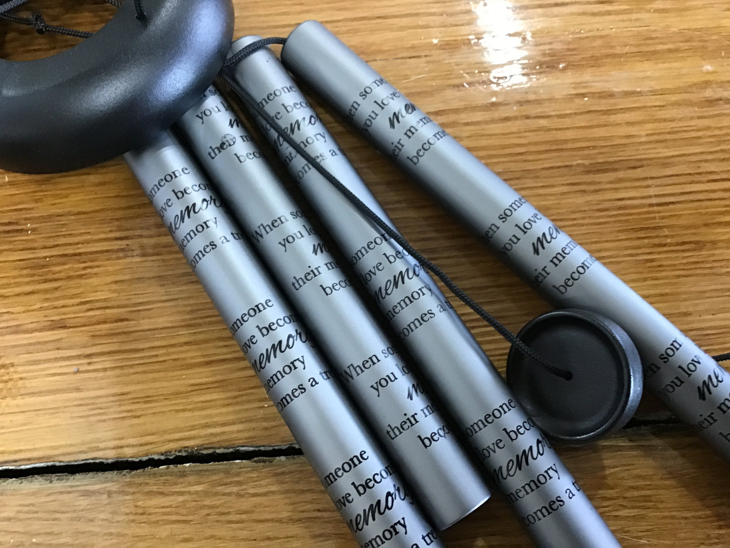 Small charcoal windchime
