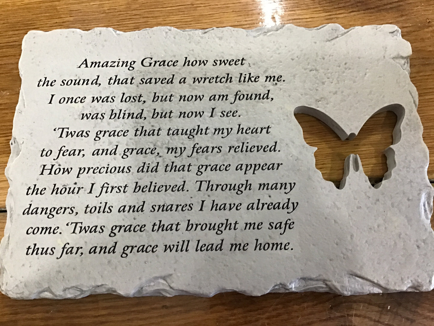 Memorial Amazing Grace Polly stone