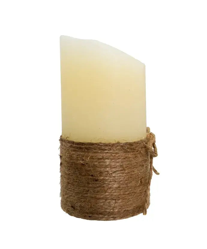 6"B/O LED ROPE CANDLE+FLICKER FLAME