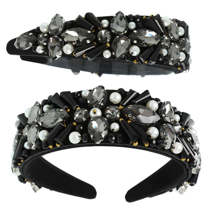 Glam Crystal Gemstone Embellished Headband