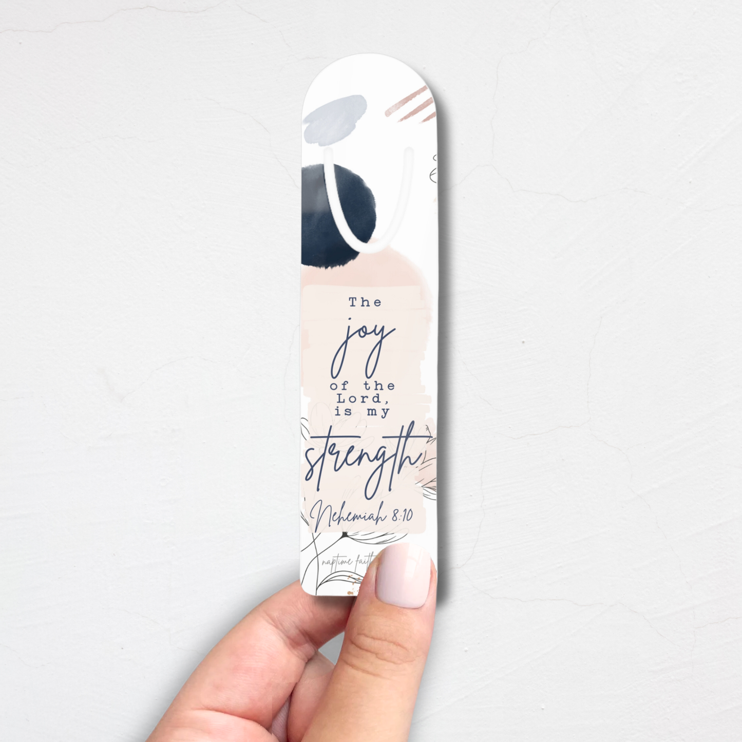 The Joy of the Lord is my Strength Metal Christian Bookmark