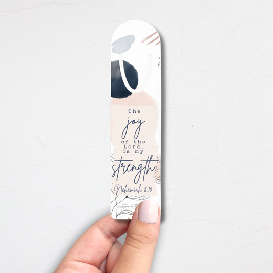 The Joy of the Lord is my Strength Metal Christian Bookmark
