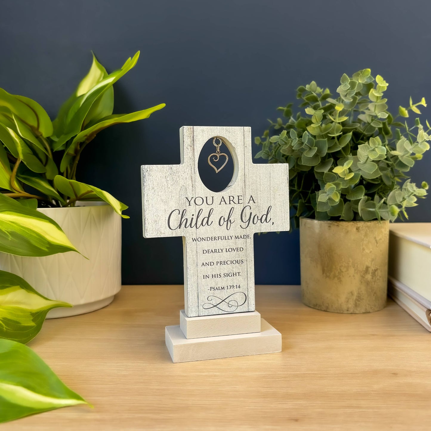 Child of God Standing Charm Cross 