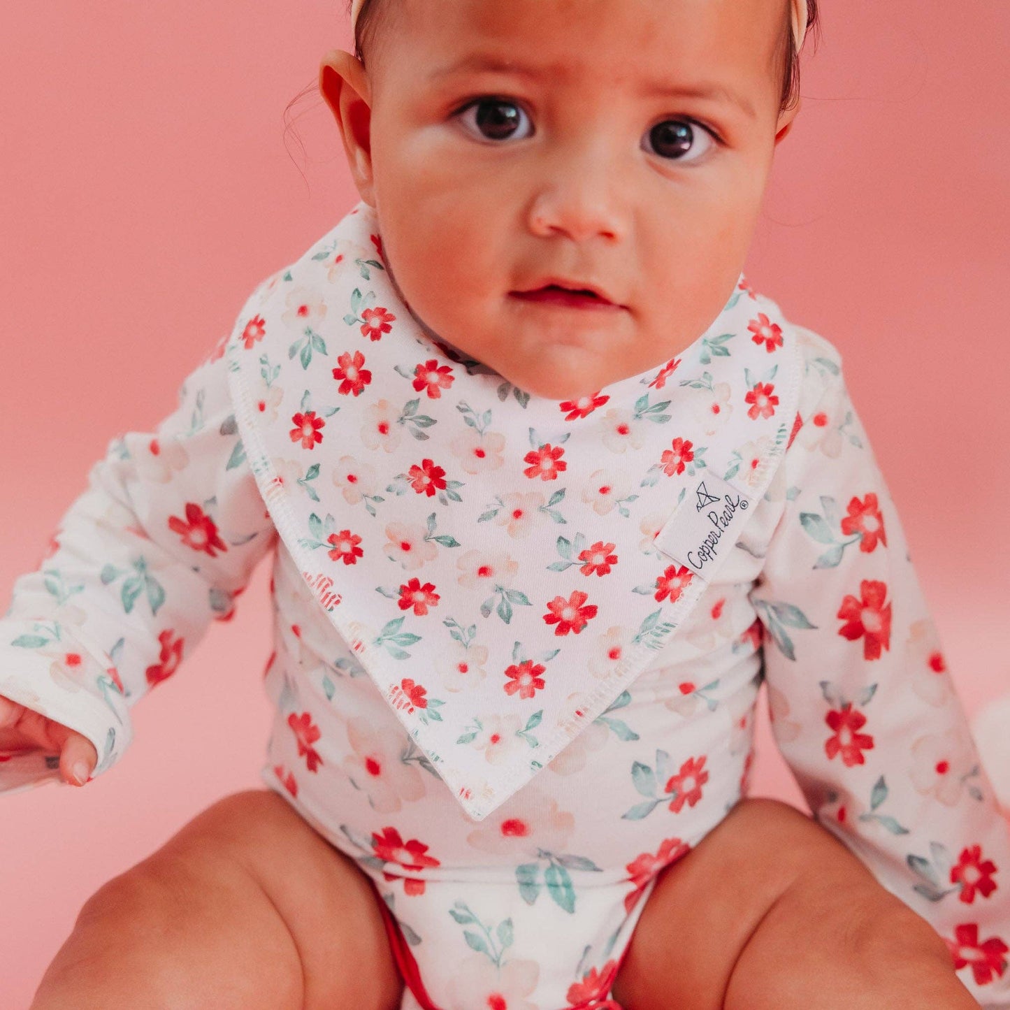 4 Pack Baby Bandana Bibs - Juliet