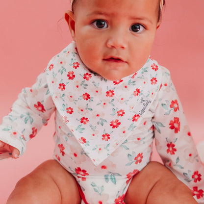 4 Pack Baby Bandana Bibs - Juliet