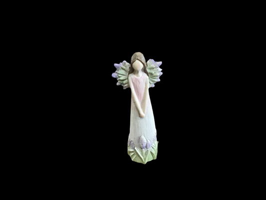 Floral angel 6 inches tall