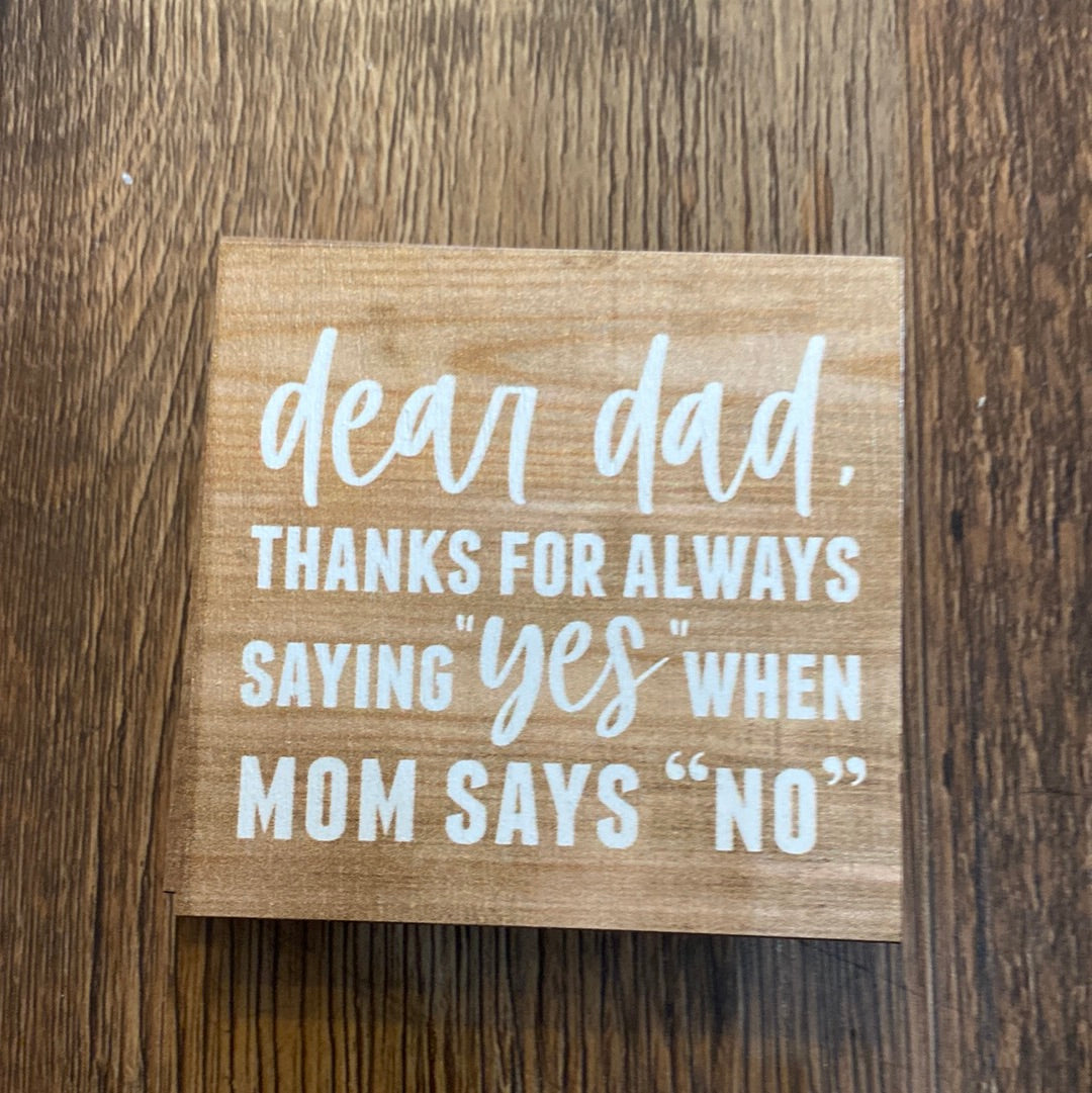 Dear Dad Magnet