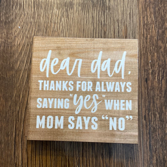 Dear Dad Magnet