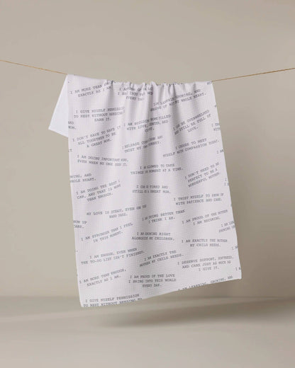 Reminders for Mom Tea Towel