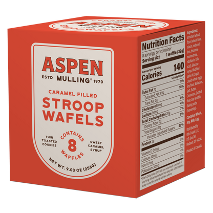 Aspen Mulling Stroopwafels - 8ct Box
