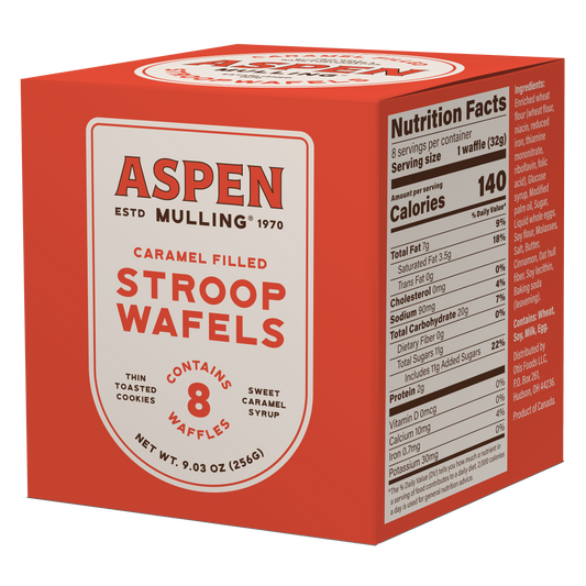 Aspen Mulling Stroopwafels - 8ct Box