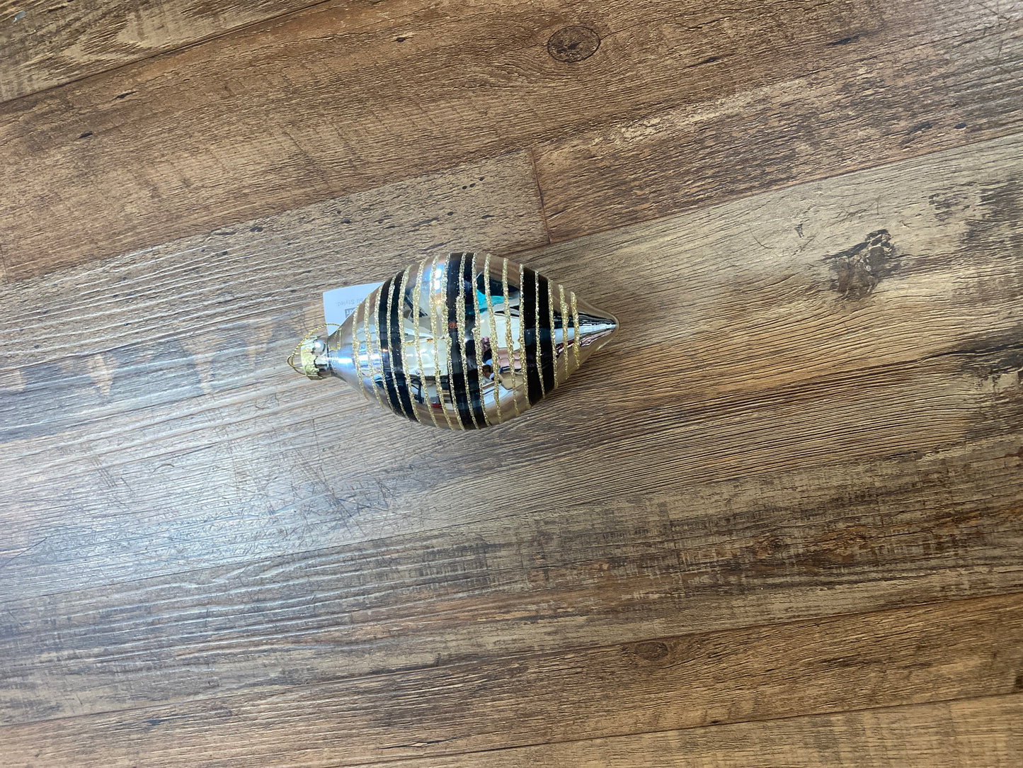 Glass Ornament With Sequins