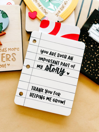 Teacher Giftcard Holder