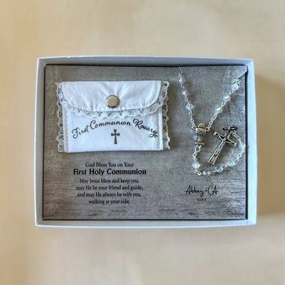 Rosary & Bag Gift Set