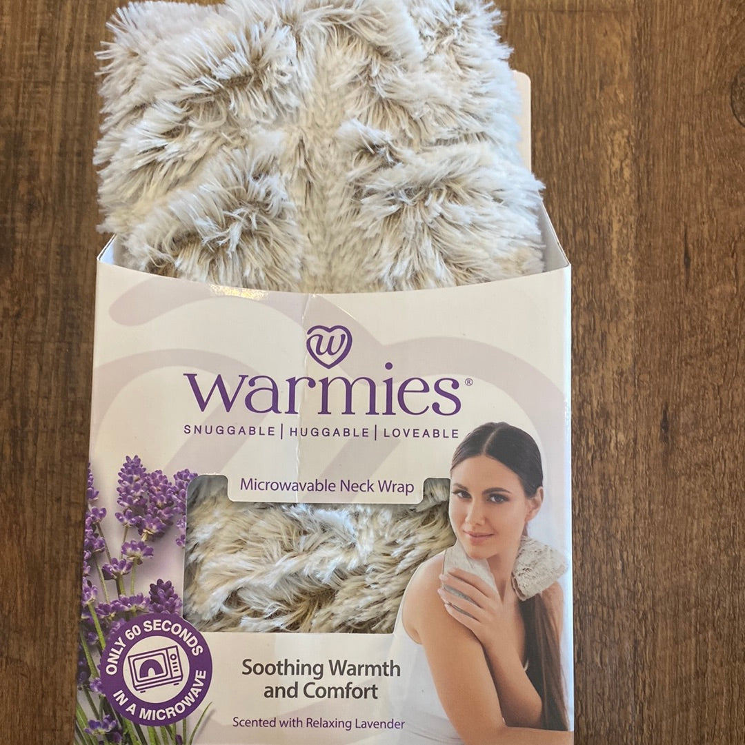 Marshmallow Brown Warmies Neck Wrap