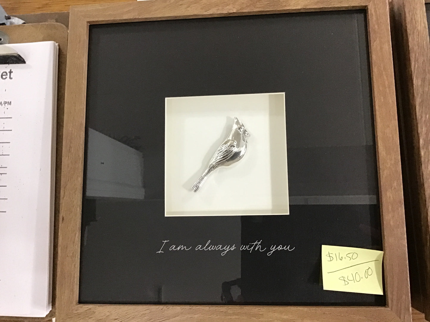 Memorial Keep Sake Frame Cardinal