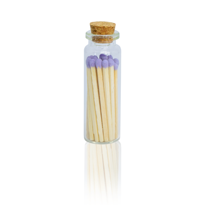 Small Match Bottles - Safety Matches in Jars with Striker