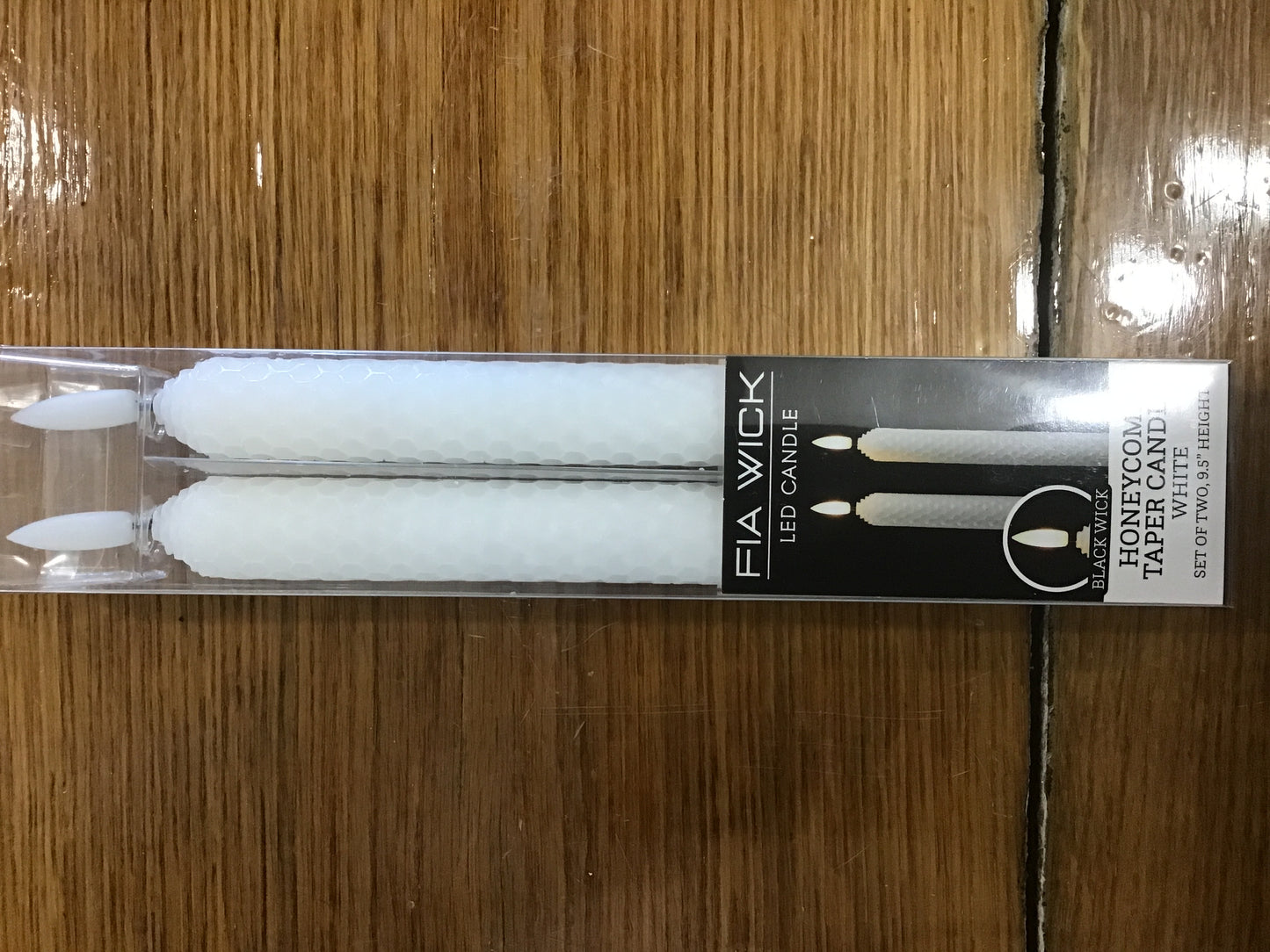Honeycomb taper candles