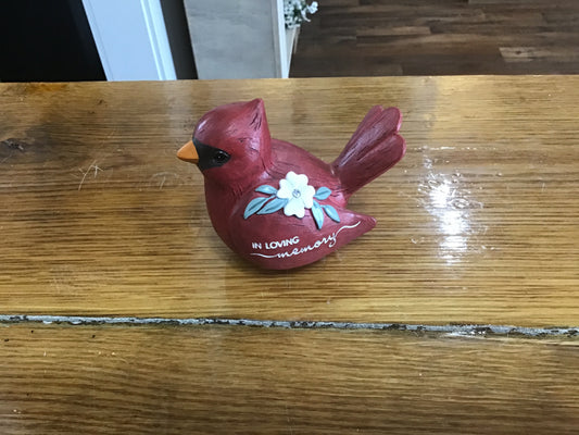 Memorial shelf sitter cardinal