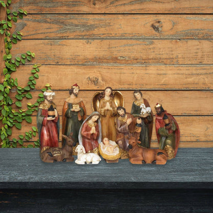 11 PIECE NATIVITY SET