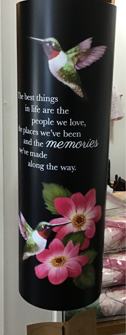 Large cylinder windchime  memorial