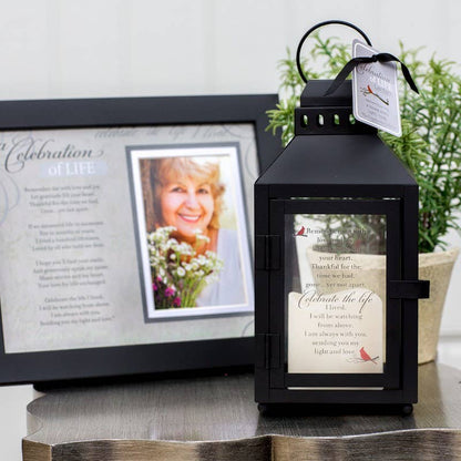 Celebration Of Life Memorial Lantern with Sentiment 5920B