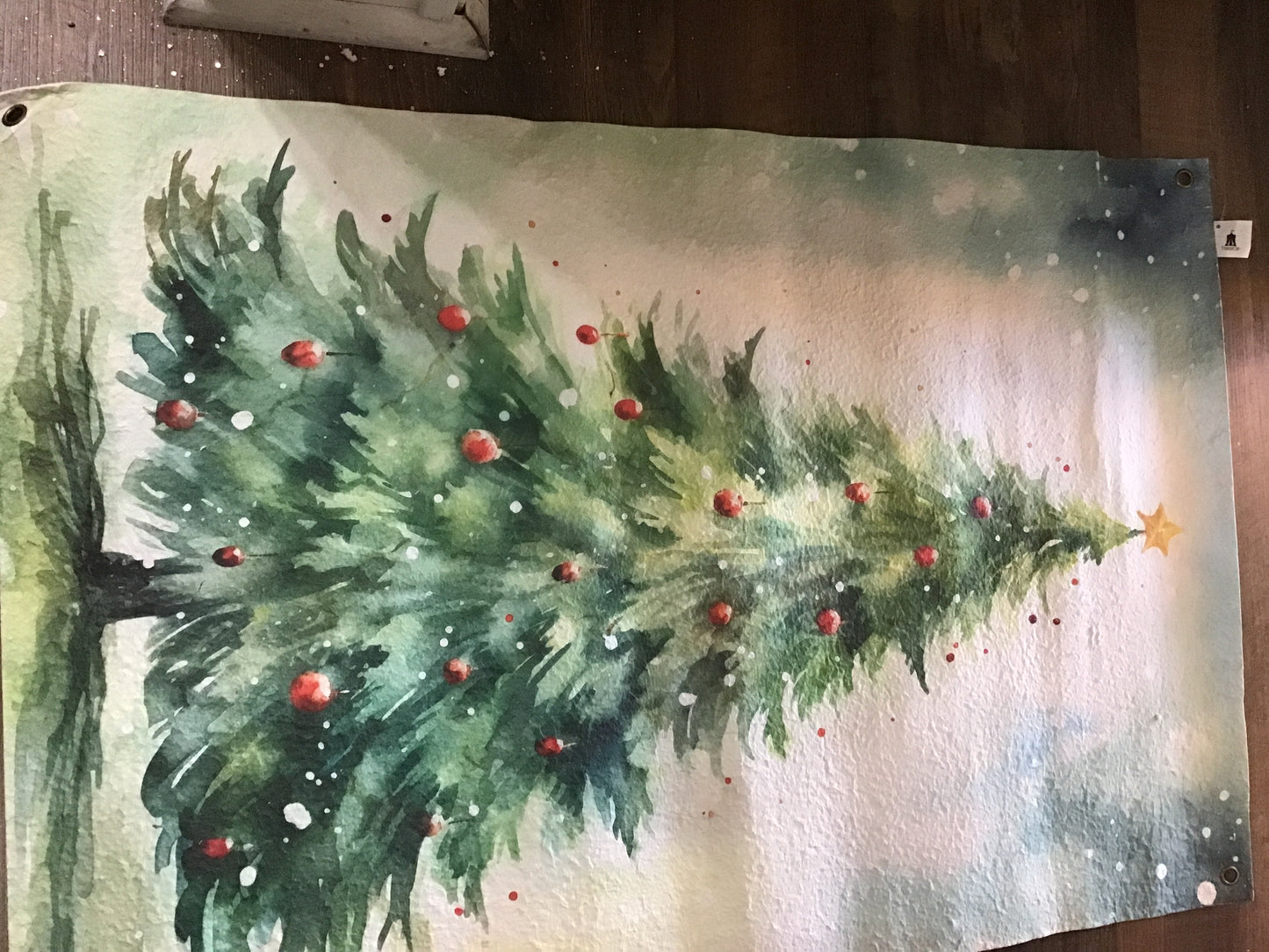 paper art Christmas tree