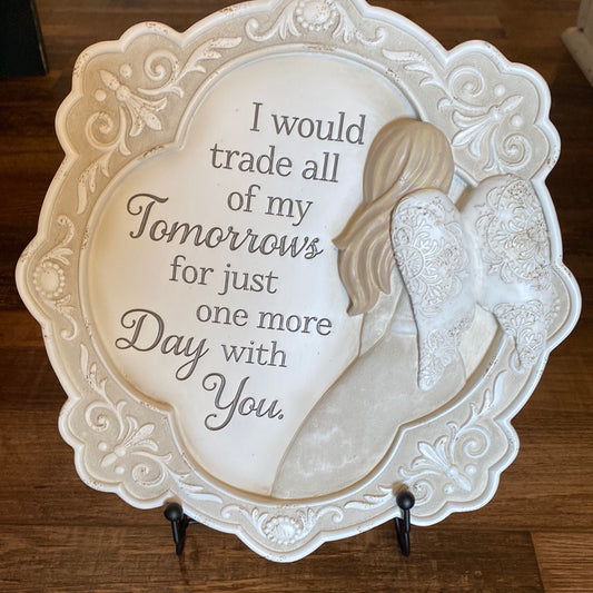 One More Day Plaque and Easel