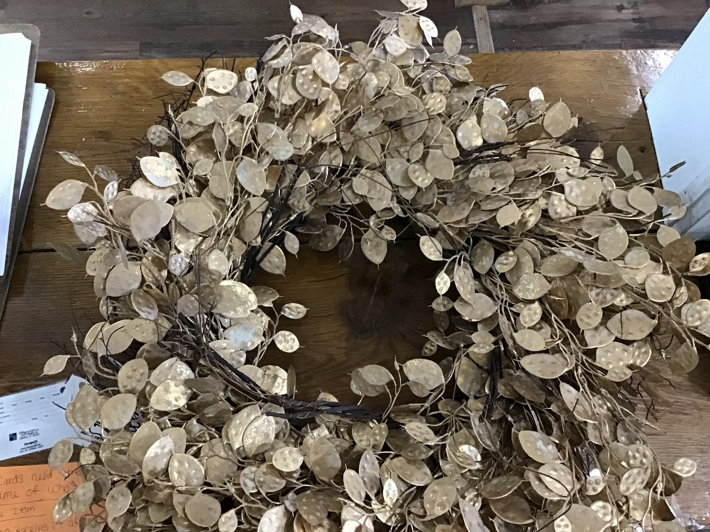 Magnolia gold candle ring