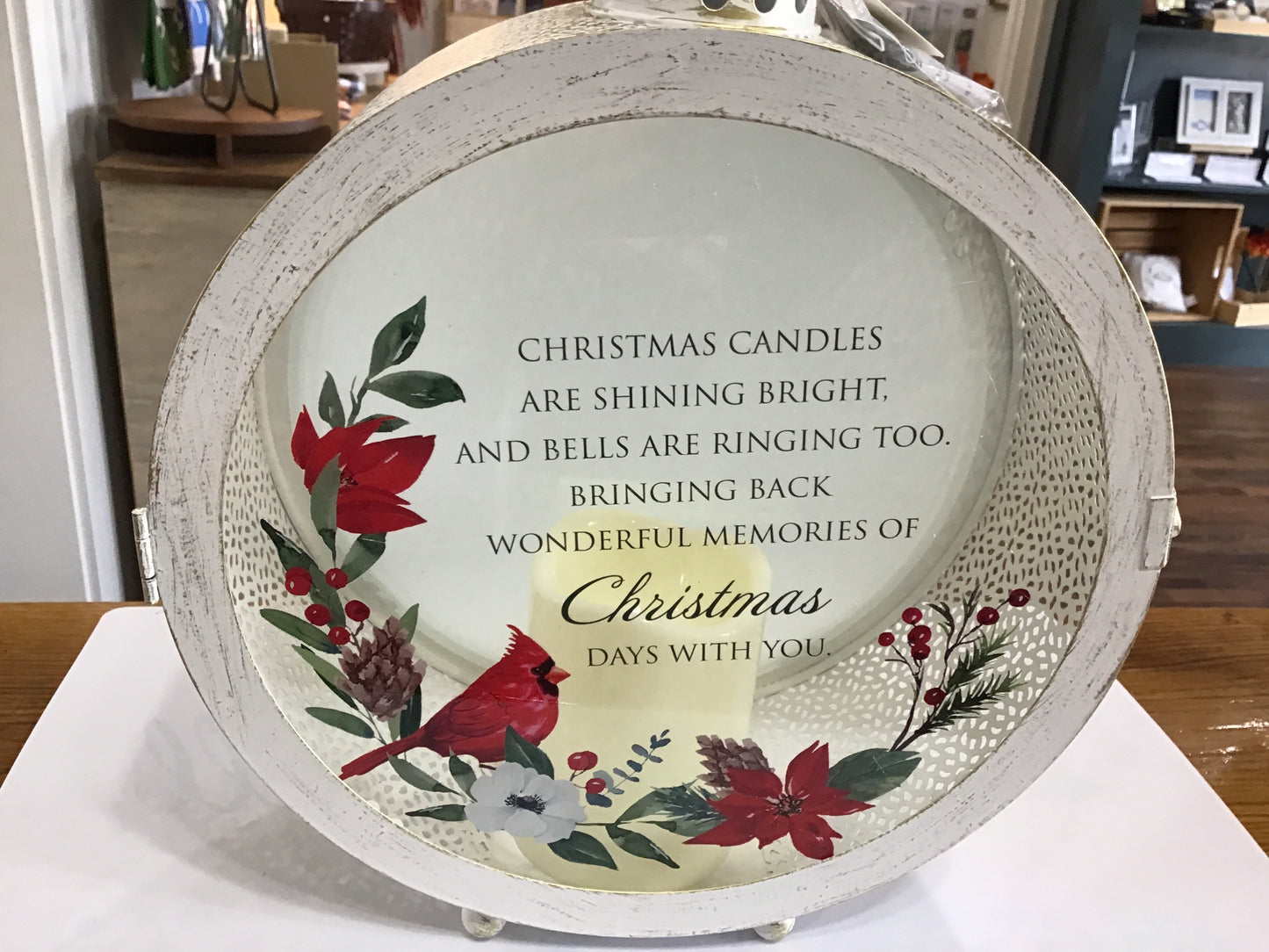 Memorial Christmas lantern metal