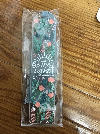 Floral Acrylic Bookmark, Bookmark, Book Accessories