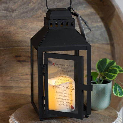 Celebration Of Life Memorial Lantern with Sentiment 5920B