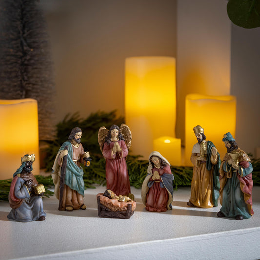 Nativity Tabletop Decor Set