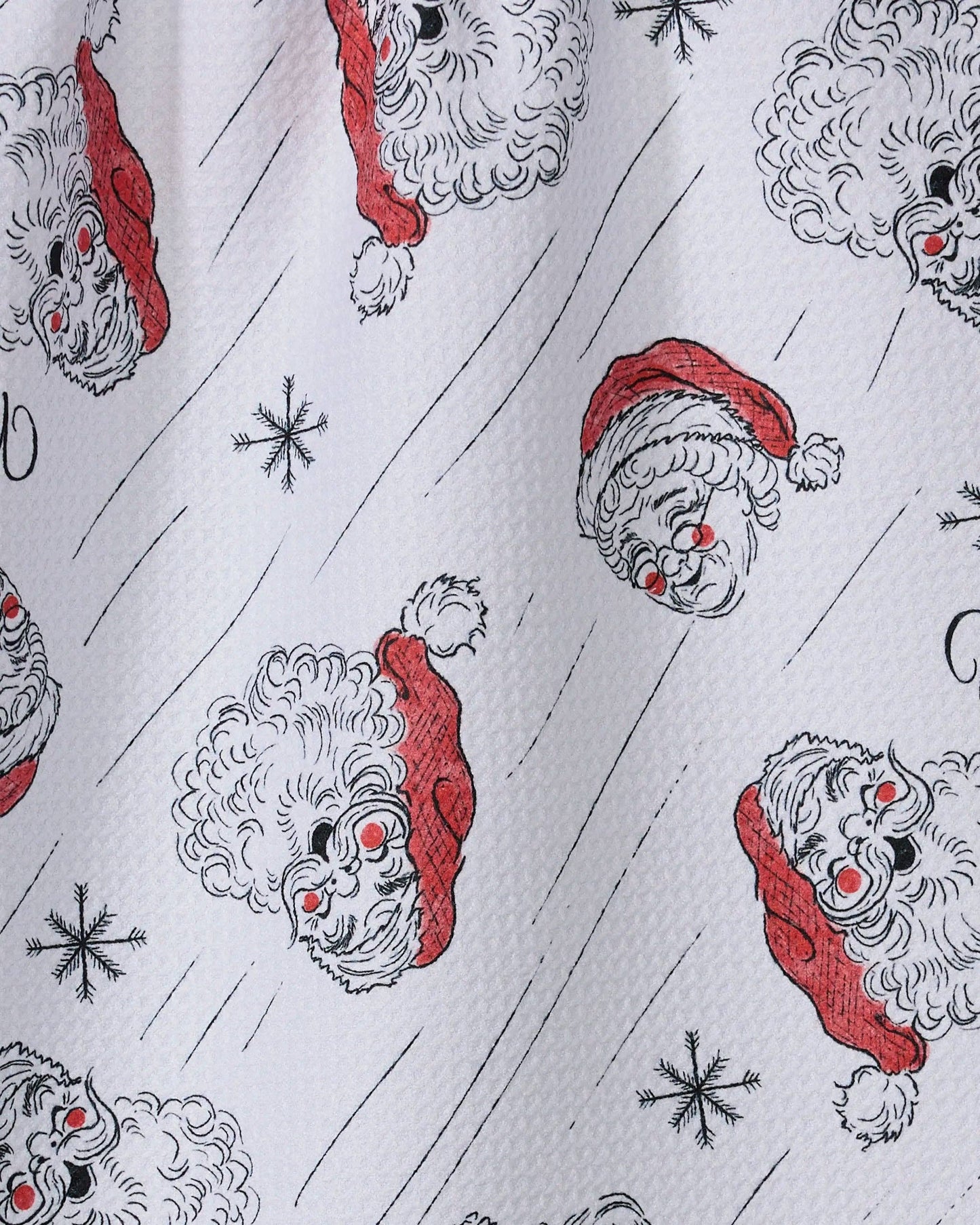 Claus Family Christmas Tea Towel