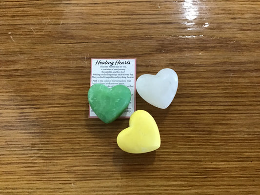 Healing hearts pocket worry stone memorial