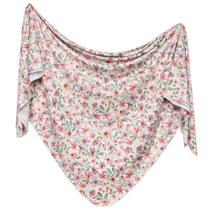 Knit Swaddle Blanket - Natalie