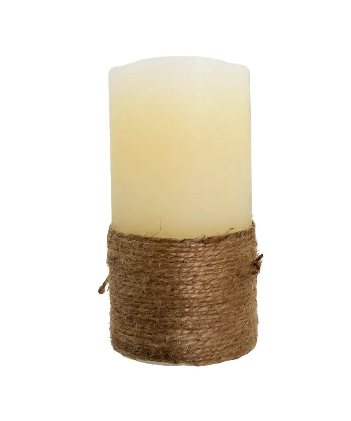 6"B/O LED ROPE CANDLE+FLICKER FLAME